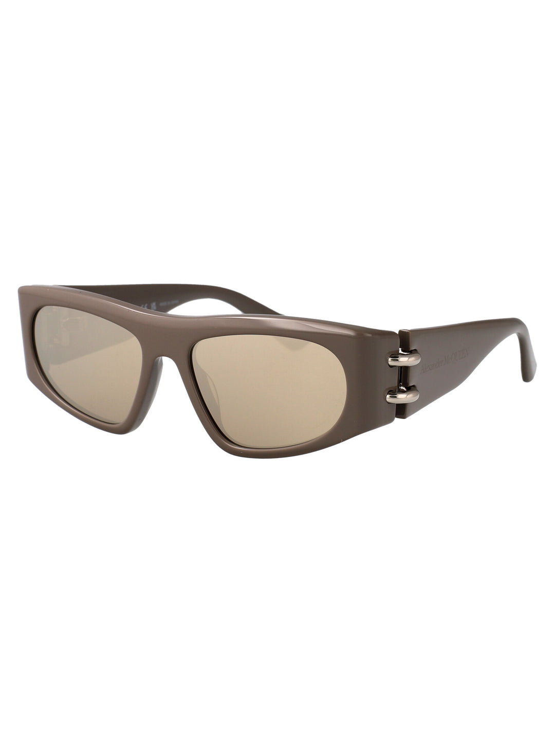 Alexander Mcqueen SUNGLASSES - Brown | f51045d85ecbdd9732de69bba96ad9168b13ff9d