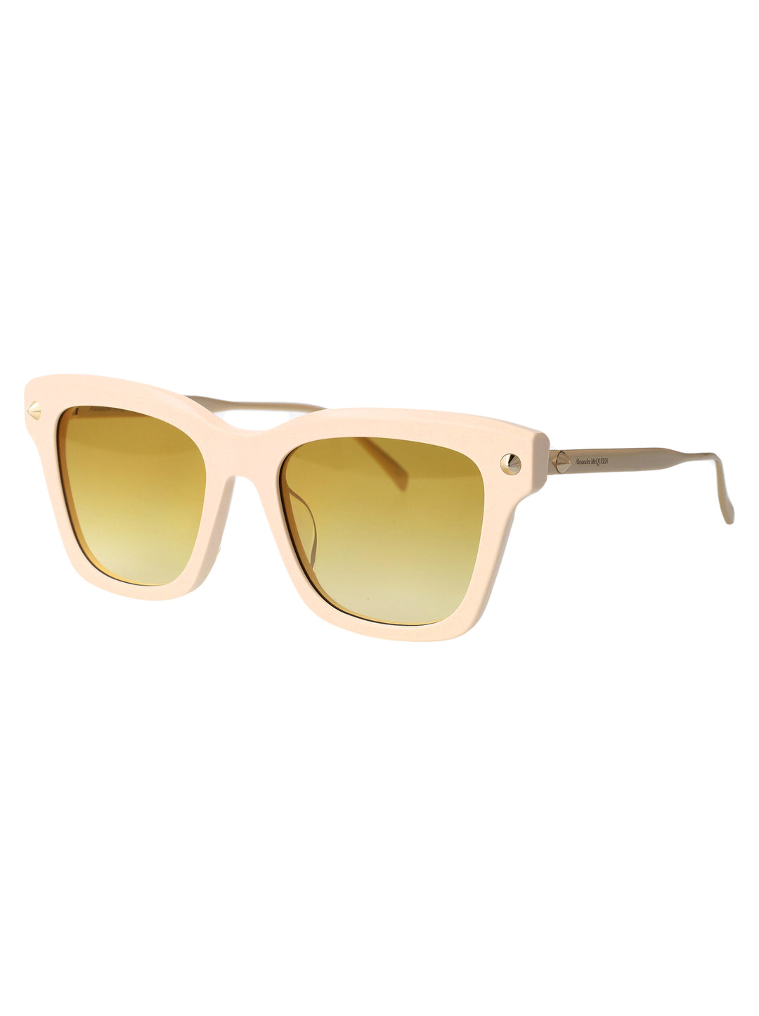 Alexander Mcqueen SUNGLASSES - Ivory | f55ac9fe6b6f42f110ca4c4403bf854b08ee891b