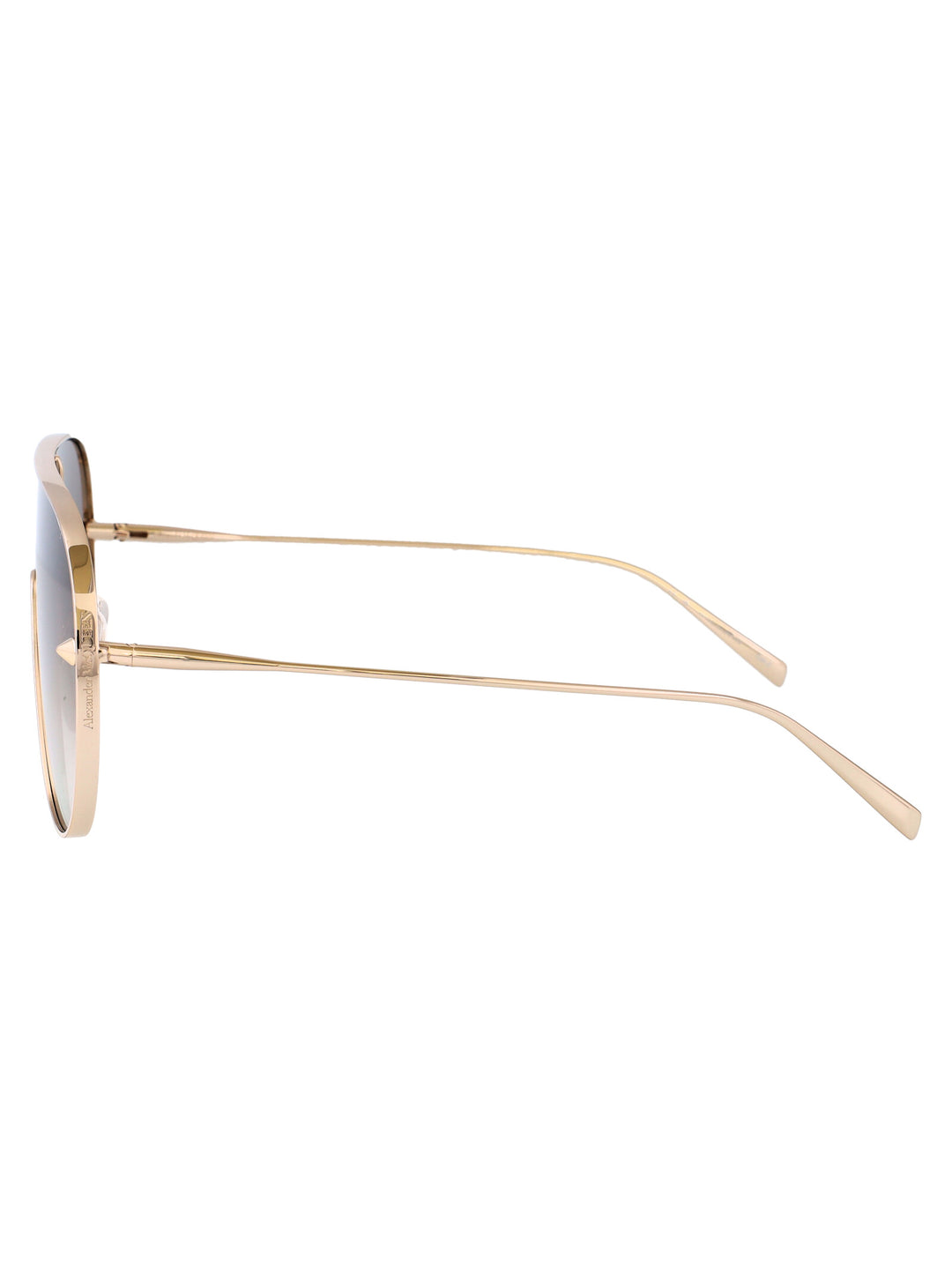 Alexander Mcqueen SUNGLASSES - Gold | b7f8606e2e140cb33b7737c0b08a67e957d650b1
