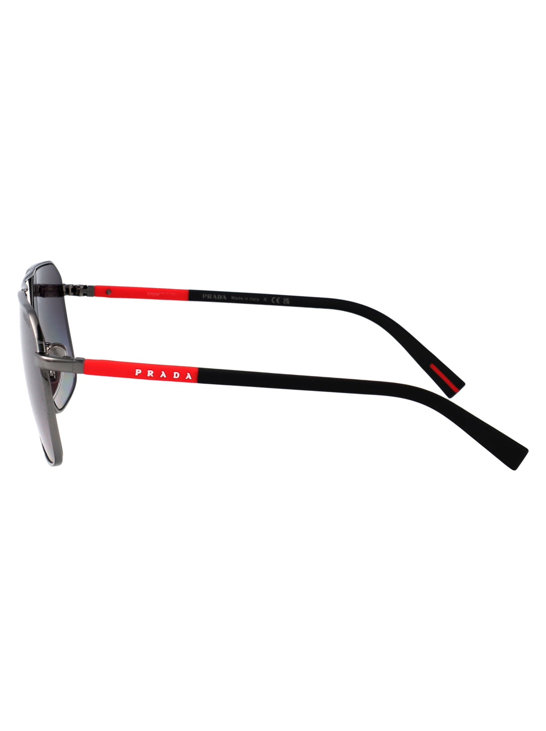 Prada Linea Rossa SUNGLASSES - Grey | 4bed694e7ce43376a476731b3246e884ddaf4cc2