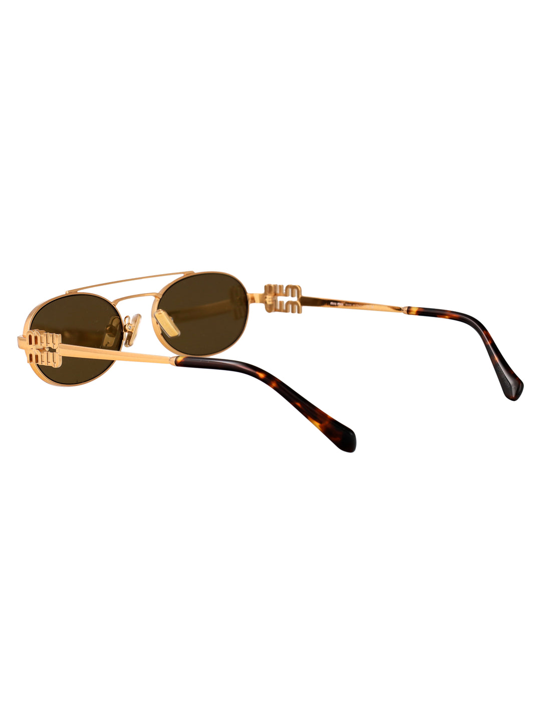 Miu Miu SUNGLASSES - Gold | 1799f3028b253fdbed2b2460578b63c543cde88a