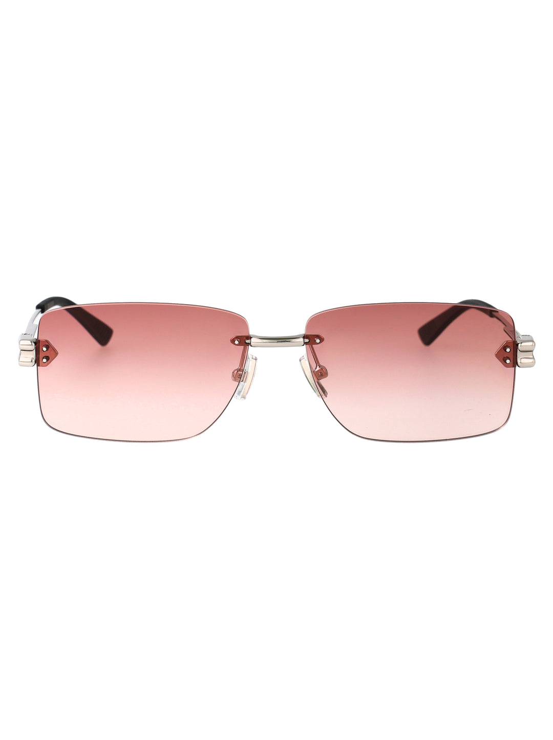 Bottega Veneta SUNGLASSES - Silver | 2c50f6c30d0625fda35791ecdbbba7fad5c9e6ab