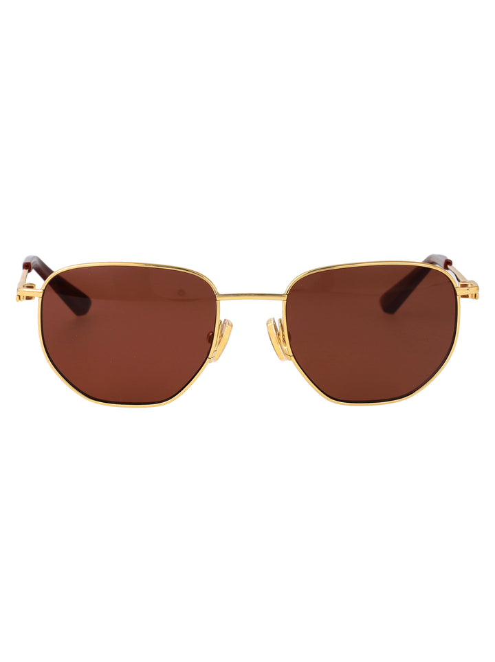 Bottega Veneta SUNGLASSES - Gold | 43d5409c27a4a3d7ae039233e85d8fedf33a3b46