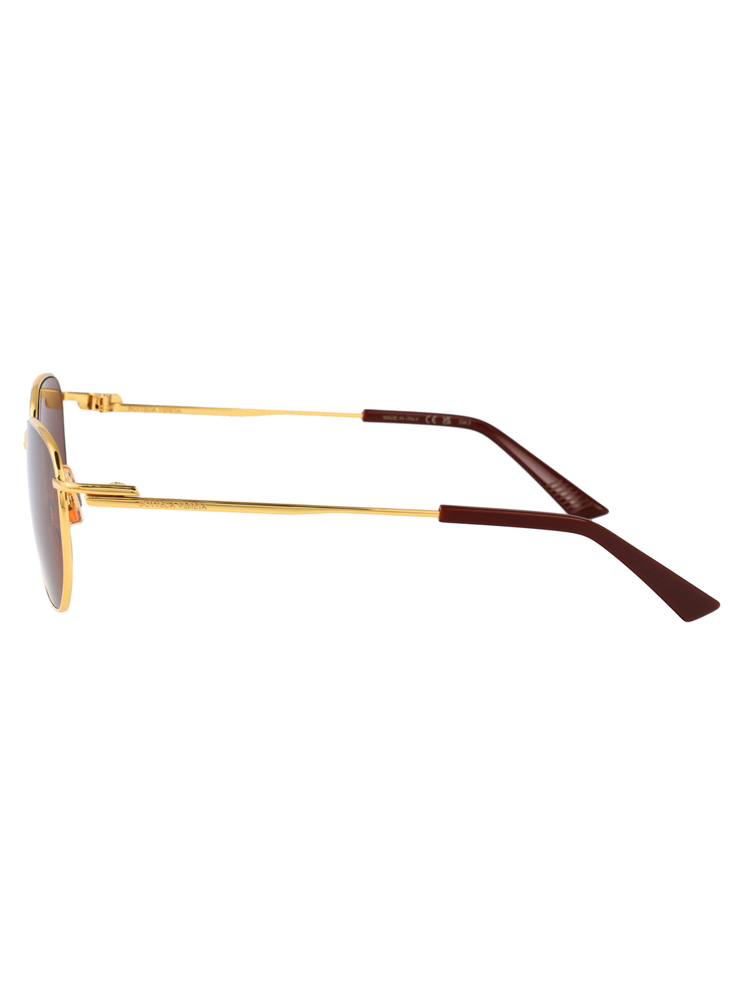 Bottega Veneta SUNGLASSES - Gold | a15a2295ded96ab179f05299aa815f9895d1ae58