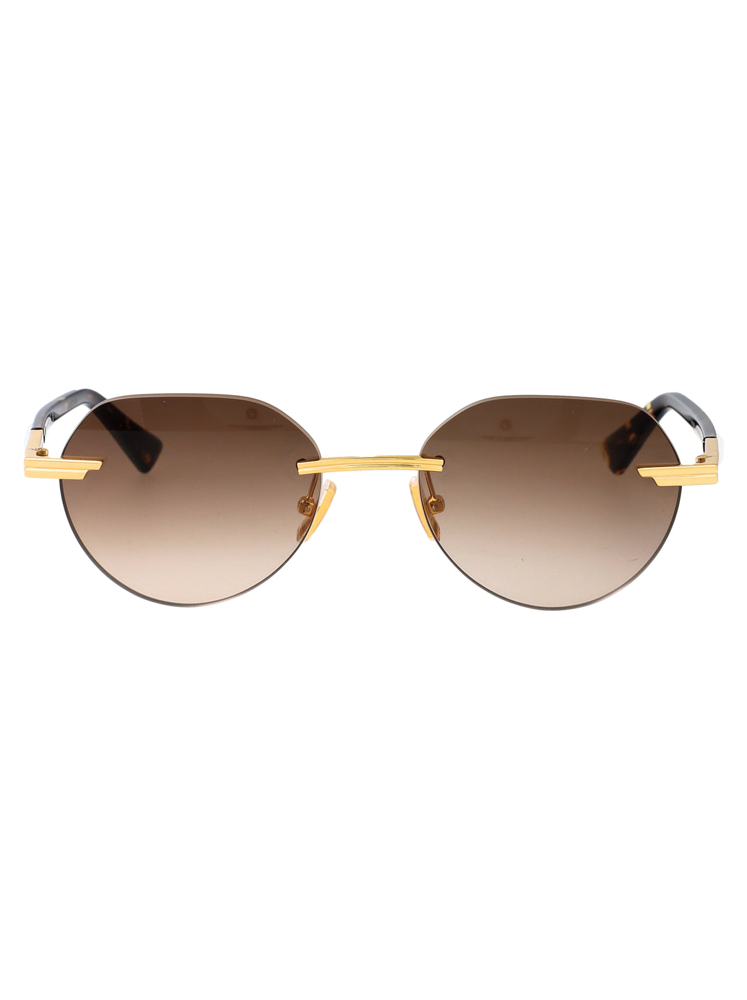 Bottega Veneta SUNGLASSES - Gold | d9d83a68ea18f2ec77ebb89d73d000eee1ea33e5