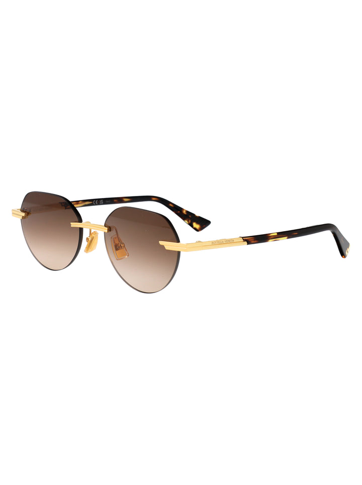 Bottega Veneta SUNGLASSES - Gold | 4e30d737494210c5917fac8e44ecca7f8590d519