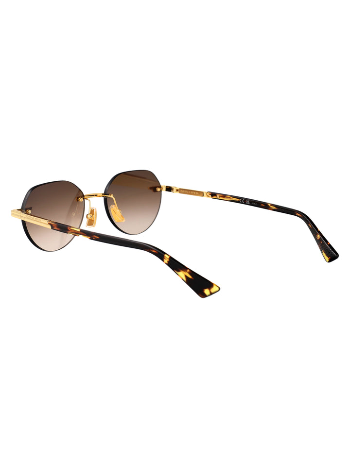 Bottega Veneta SUNGLASSES - Gold | 8d20d4685c498ab310242406ed1990cd86670e14