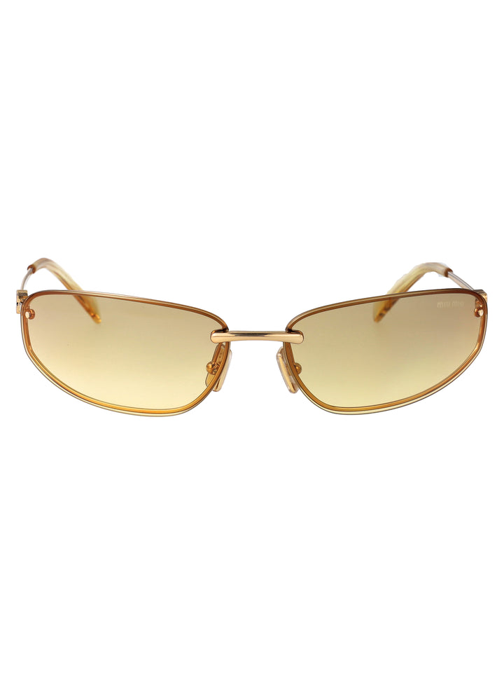 Miu Miu SUNGLASSES - Gold | 94ca334f8854bbea9e904f8388897c2130fbe6df