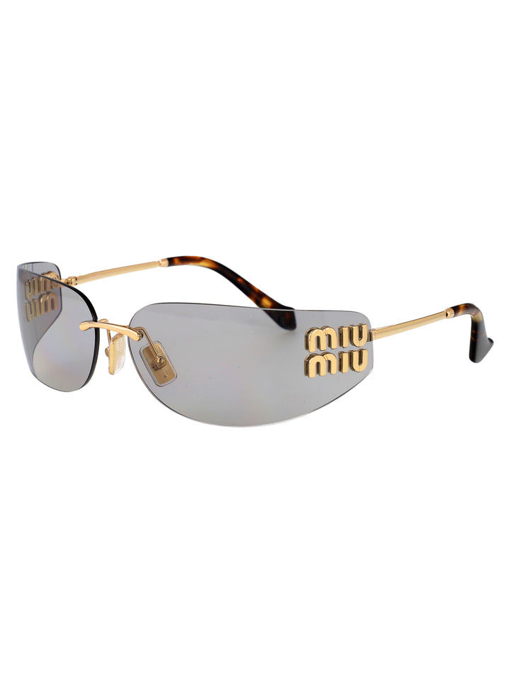 Miu Miu SUNGLASSES - Gold | 98cb9797c697bfc58664e371f808376b0c9788e4