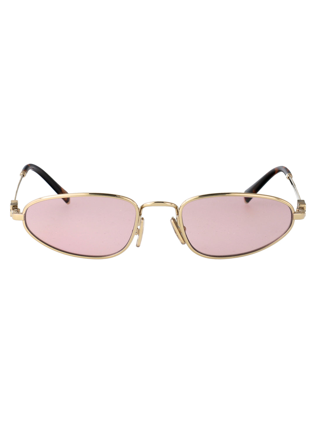 Miu Miu SUNGLASSES - Gold | b4f4d7432c54159ab69525c9987660ee7e22ceb5