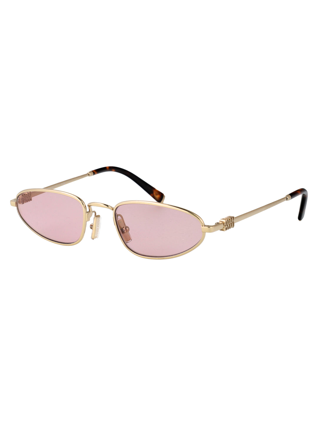 Miu Miu SUNGLASSES - Gold | 1dc5402cbbaf74ae82f6dd837b25d8c1734b4152
