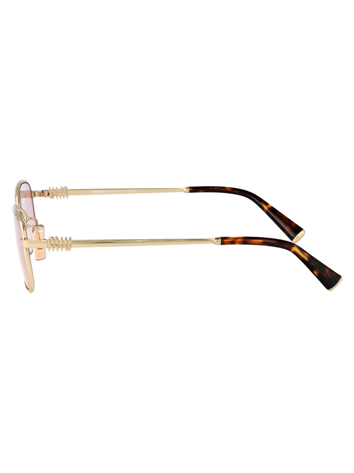 Miu Miu SUNGLASSES - Gold | 991ba92cecd7b90d2eaf10f506a73abeeb28c4ec