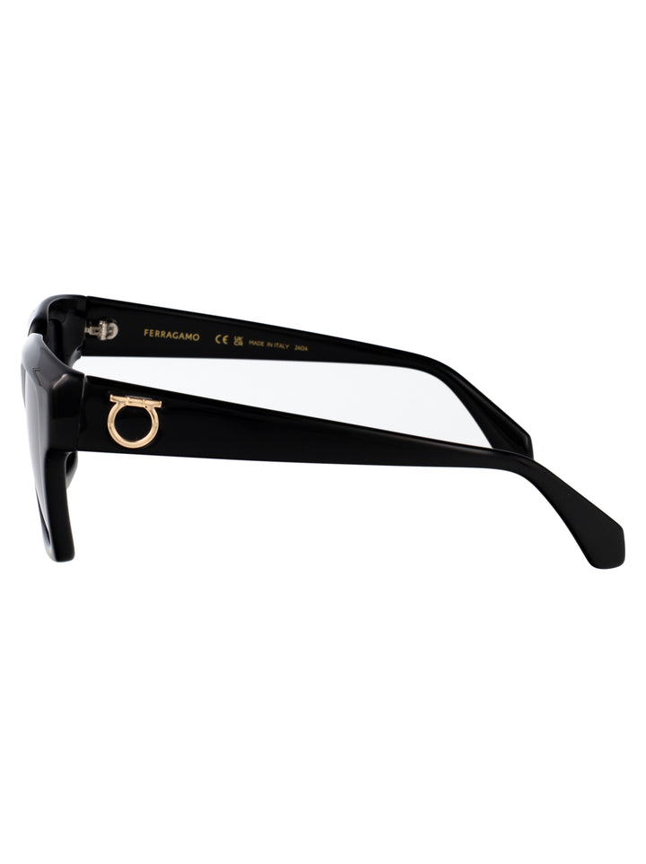 Salvatore Ferragamo SUNGLASSES - Black | ee245efe21f88f51d133bee775aa75b50b067ac5