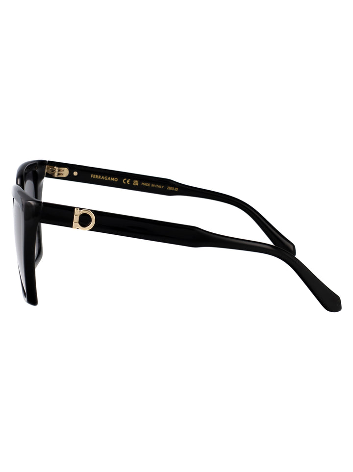 Salvatore Ferragamo SUNGLASSES - Black | a5f18ecb38f74d87b8ae790fb9b5f99a8b97a64d