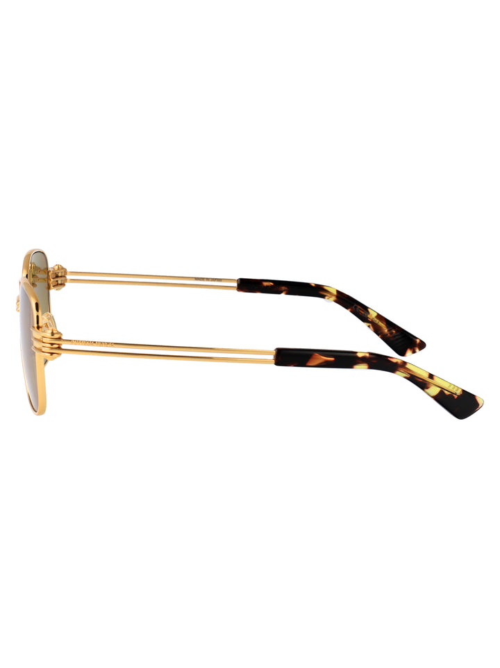 Bottega Veneta SUNGLASSES - Gold | 2dea8bda7d3b44edca63ed1cec875e52f00bb969