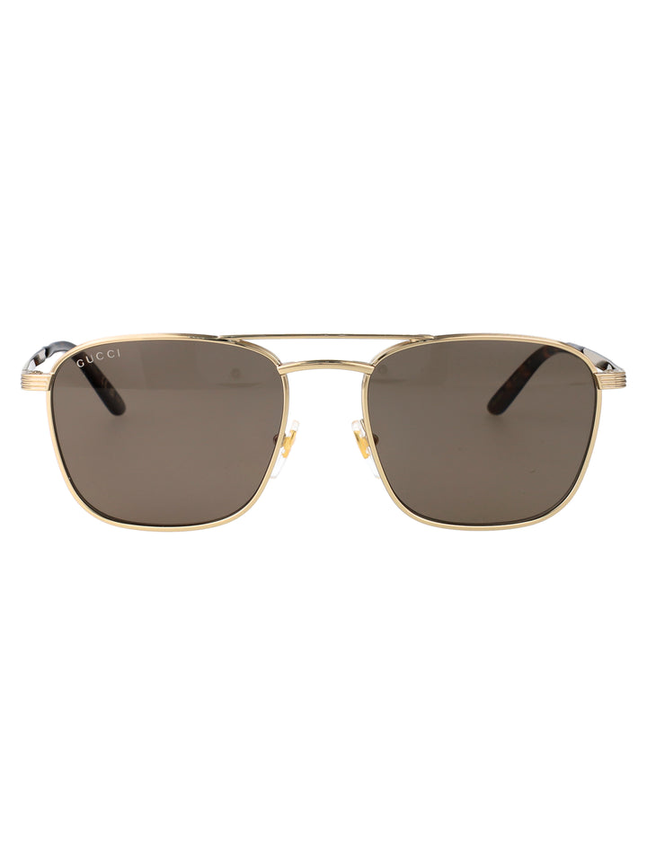 Gucci SUNGLASSES - Gold | 4179cd23a48231e048403e98b385eab9007e9235