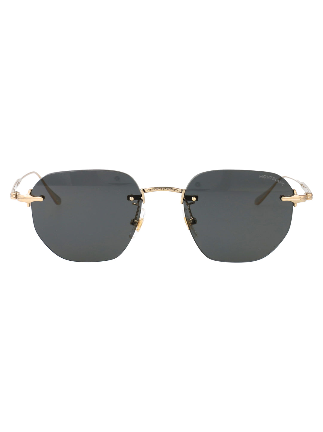 Montblanc MB0405S 001 ROUND Sunglasses