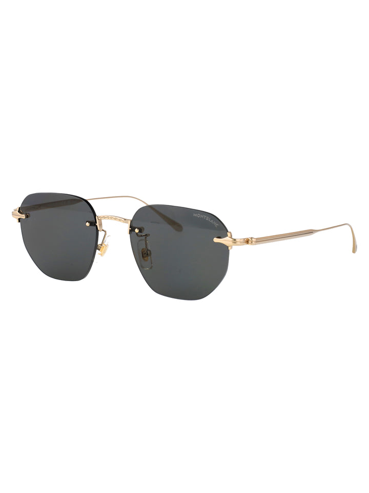 Montblanc MB0405S 001 ROUND Sunglasses