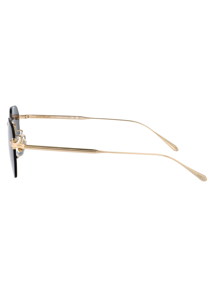 Montblanc MB0405S 001 ROUND Sunglasses