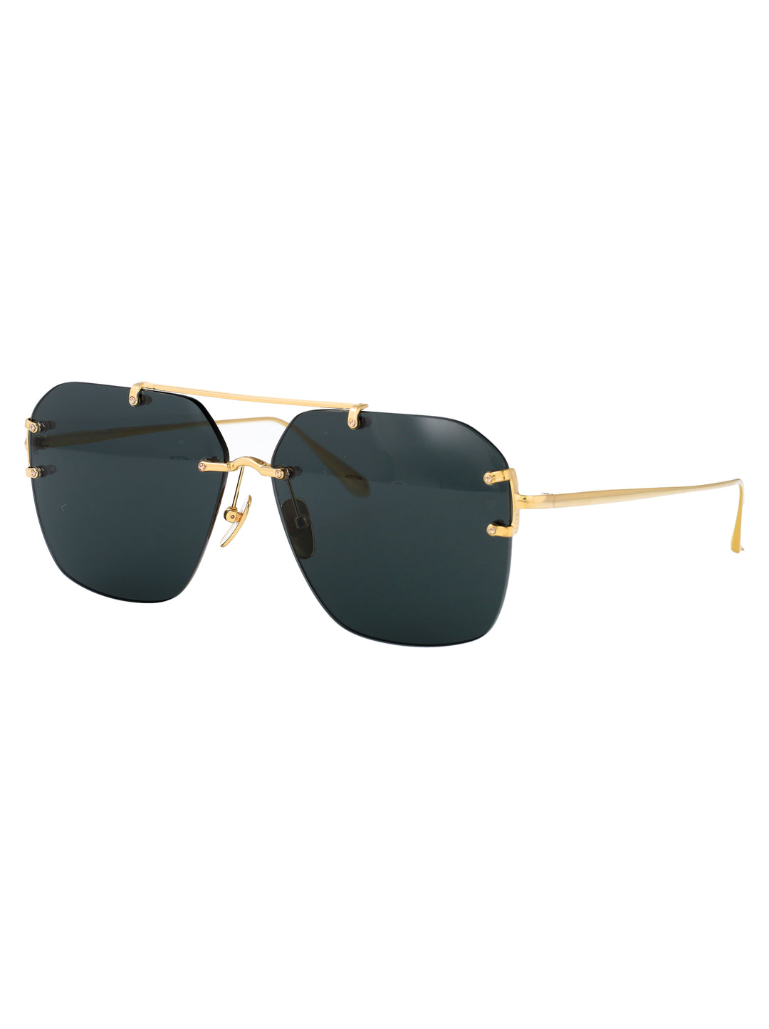 Linda Farrow SUNGLASSES - Gold | e6d9c11bb4e72d083225c2aaf0941f1d1358a07b