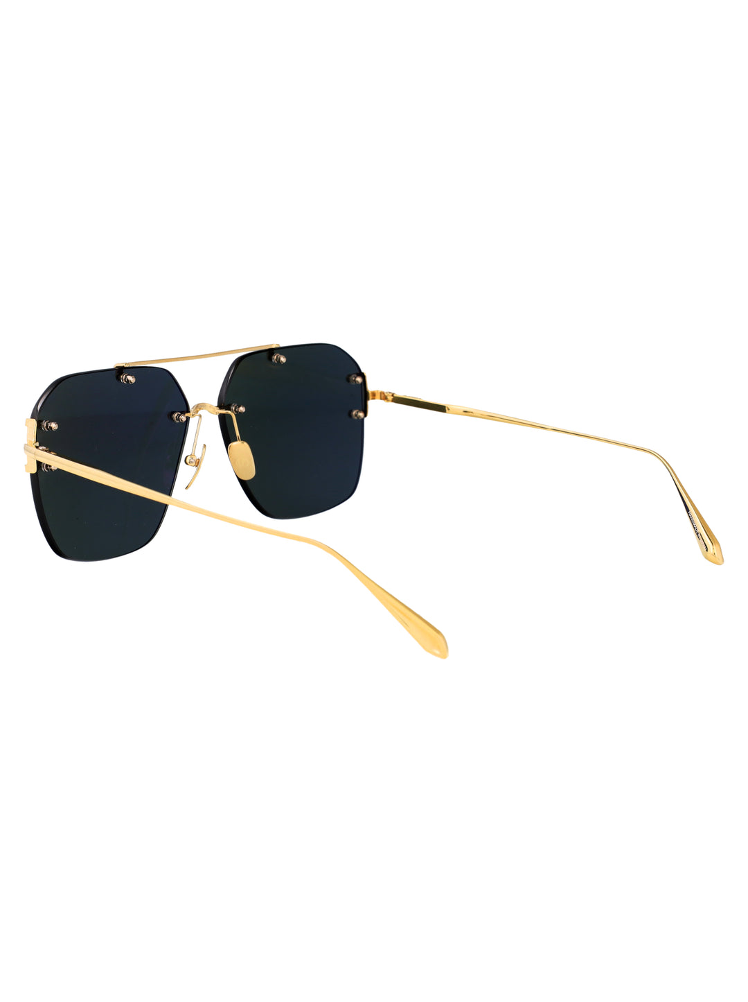 Linda Farrow SUNGLASSES - Gold | 553841dae196440ae7346ca06dc45a636ea4c8a2