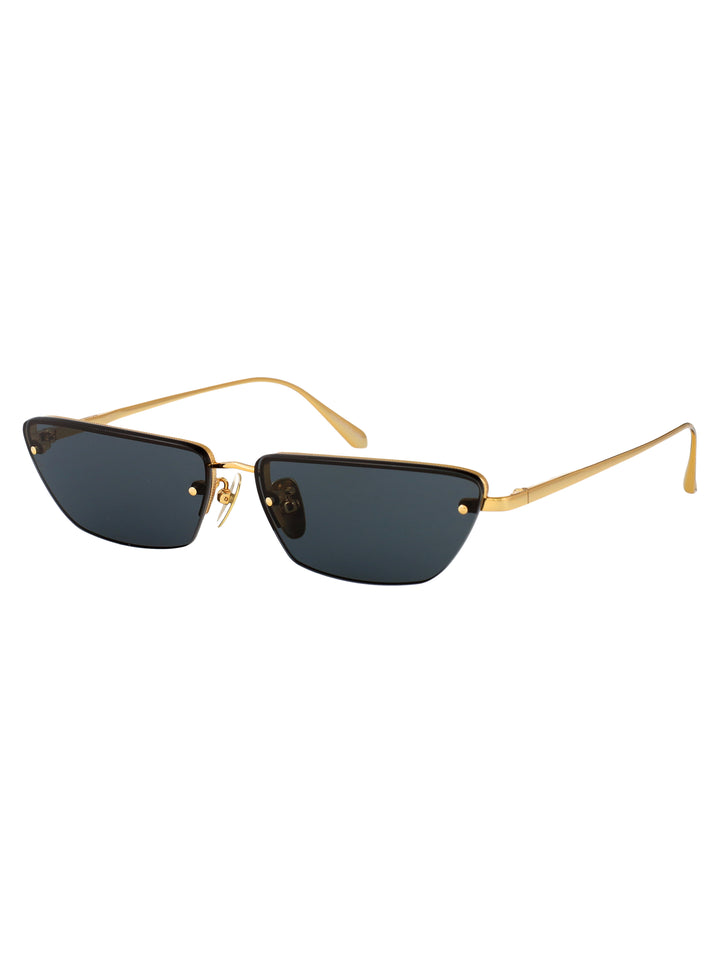 Linda Farrow SUNGLASSES - Gold | 3bd88233d85a6f37807a8cbeaeb7b7b8fbd36308