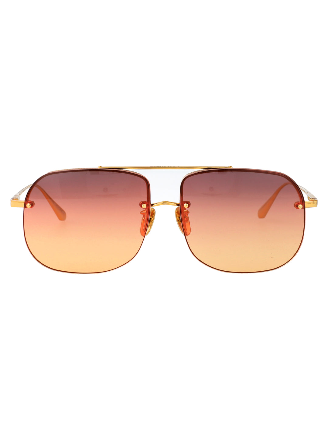 Linda Farrow SUNGLASSES - Gold | 5d08975878821ebf825012e9cfb7249277fac340