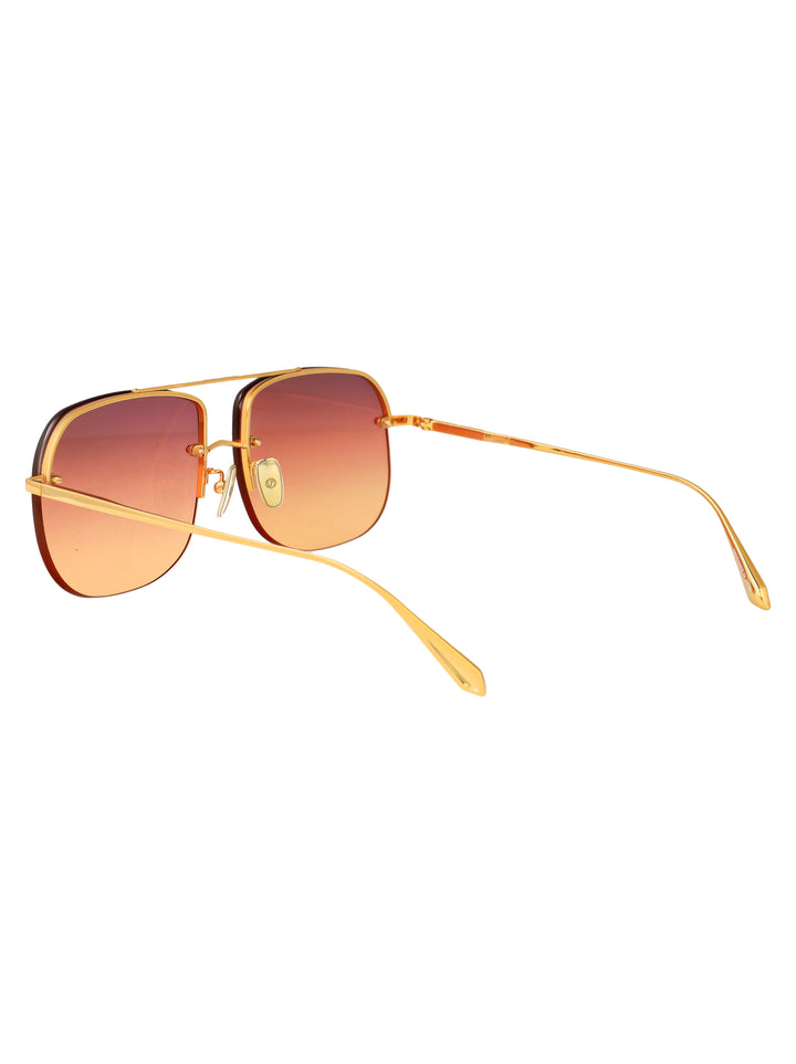 Linda Farrow SUNGLASSES - Gold | f90e717ec10378fbf4c88252d0484dac01a9577e