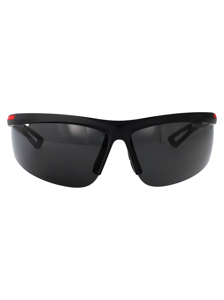 Prada Linea Rossa SUNGLASSES - Black | 34849e8122e9455020fe392f346946a6c154322c