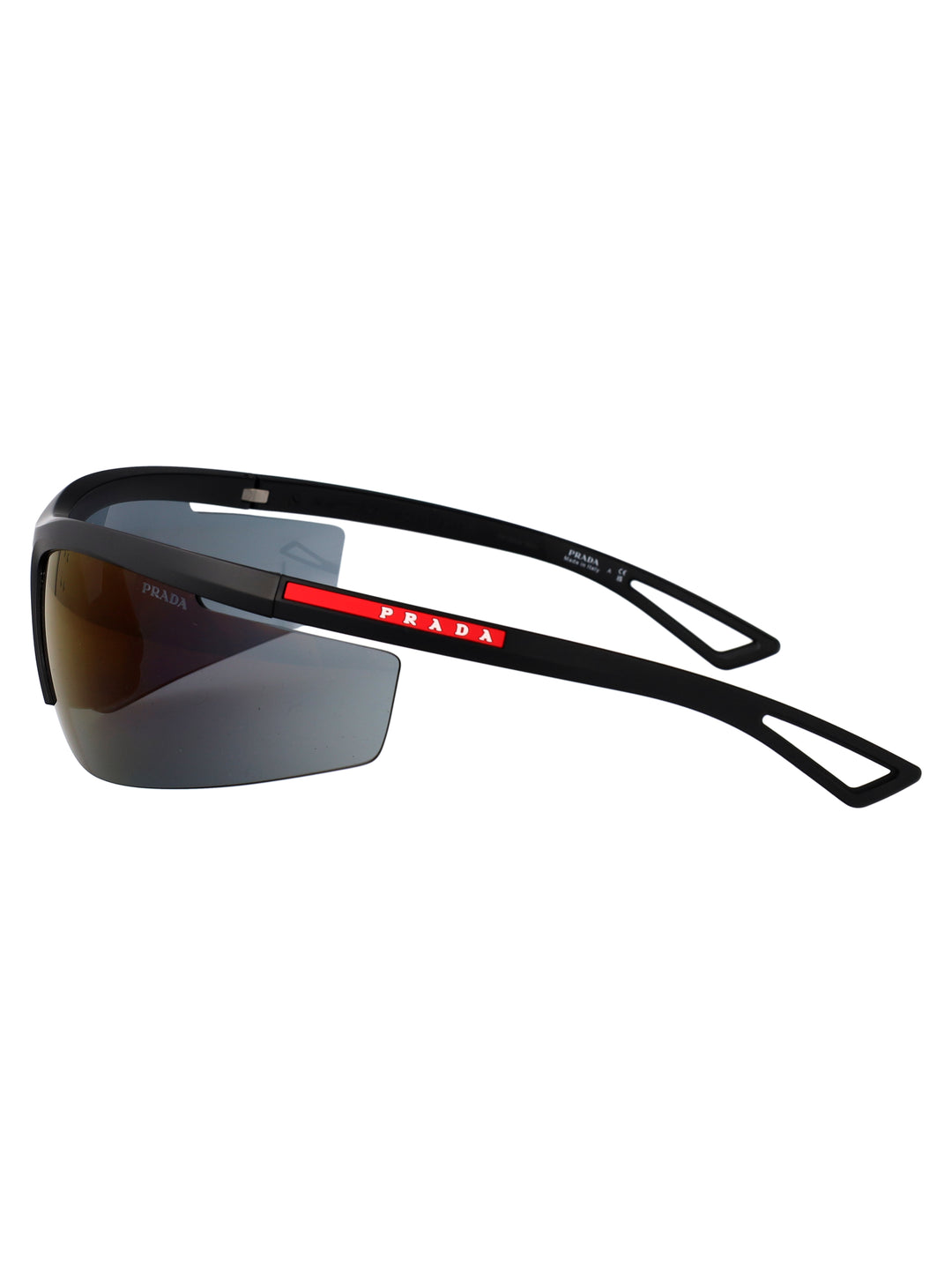 Prada Linea Rossa SUNGLASSES - Black | 9697dd98854b2bb208e594e05383a44e3227afea