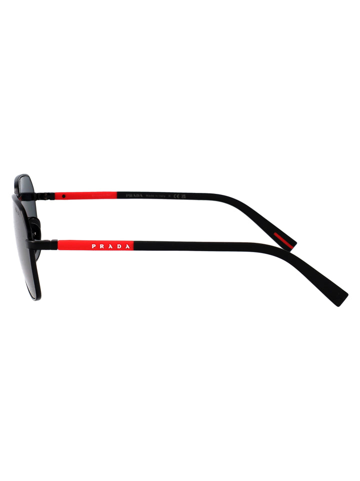 Prada Linea Rossa SUNGLASSES - Black | 47843e6312ac9ae78b4db7bed3bc6691dd4ee961