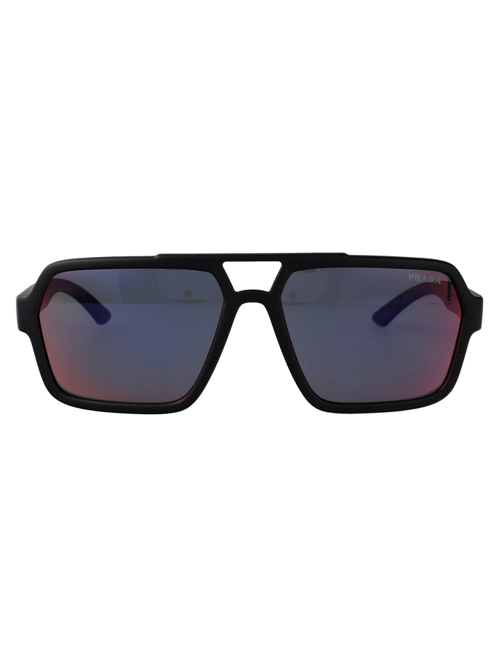 Prada Linea Rossa SUNGLASSES - Black | d13be391e648aed1f5de4fc79f94527f3eb77f5c
