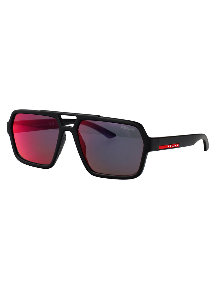 Prada Linea Rossa SUNGLASSES - Black | 5434bf883f8caa3f6f0fce806d76eb22ab7176a9