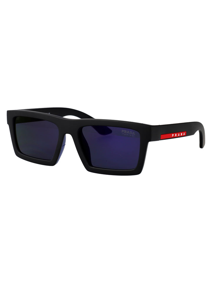 Prada Linea Rossa SUNGLASSES - Black | b1a107f02b18b98c3febfcd1df045bf635de2d66