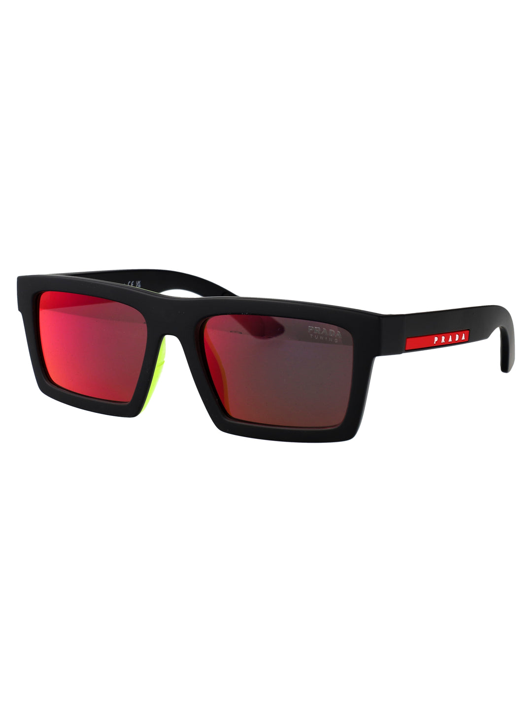Prada Linea Rossa SUNGLASSES - Black | fa57f3f7a371e38fd26bac28a9ee61e5bec704d4