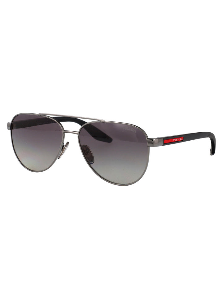 Prada Linea Rossa SUNGLASSES - Grey | a80bbc4fd36746853325a5752f909b2937ee8a64