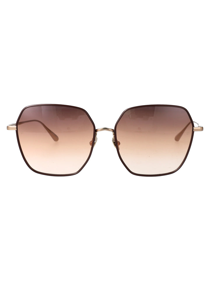 Linda Farrow SUNGLASSES - Brown | 1eb2aa87d0572baff451a5c68dc756a4ebff77ae