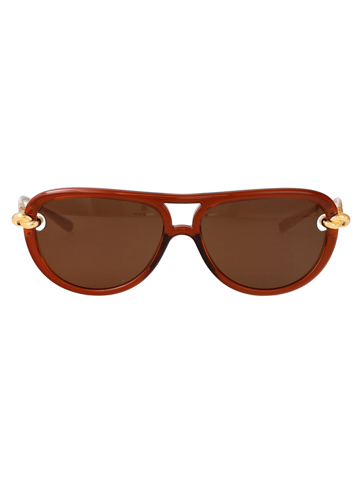Bottega Veneta SUNGLASSES - Brown | 2eb9544cc0f16389fff79795d599d293d3c86da0