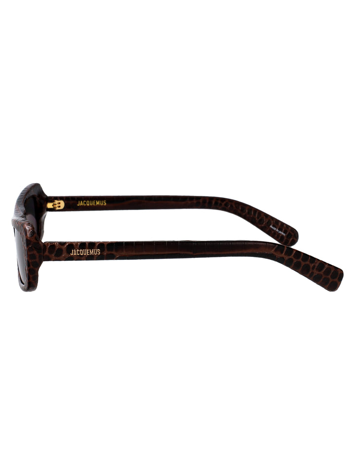 Jacquemus SUNGLASSES - Brown | 25f006829b4961f729247383585d6d2500ae40bf