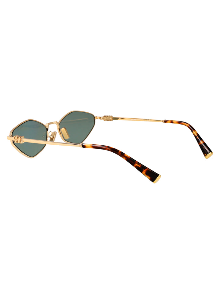 Miu Miu SUNGLASSES - Gold | ffa10318ce162ca9a4cead8647fb7e1b844979b0