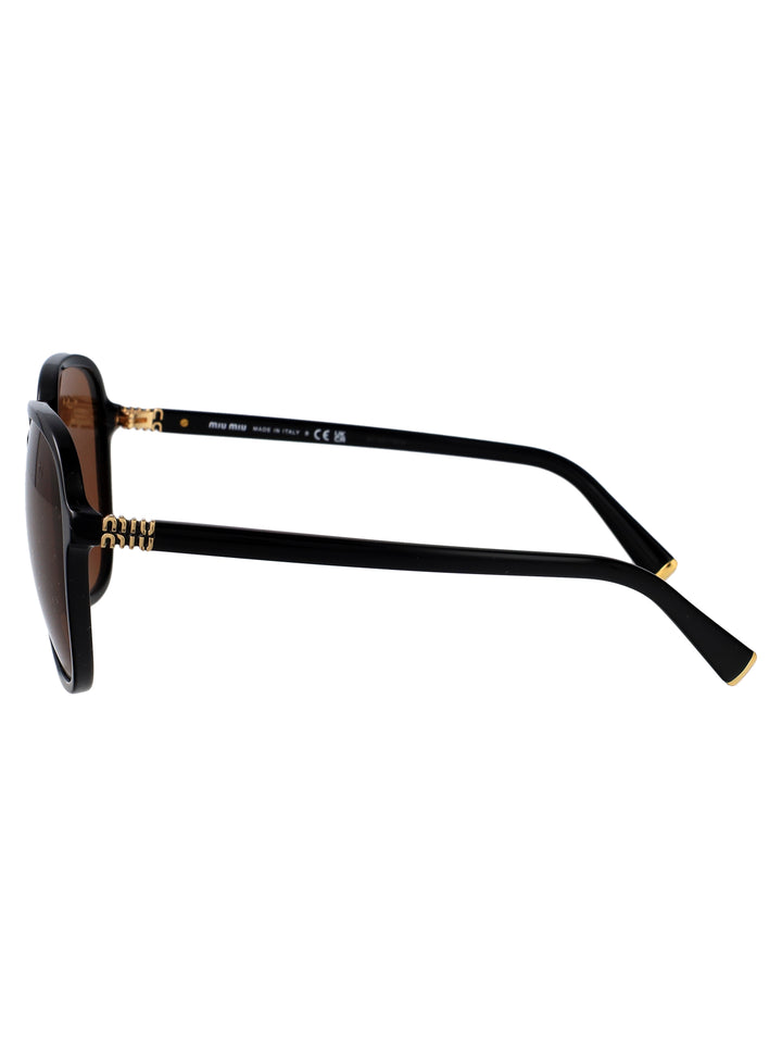 Miu Miu SUNGLASSES - Black | d4a19032a5a3d2cc9df19593cca0e09e6c89dbc6