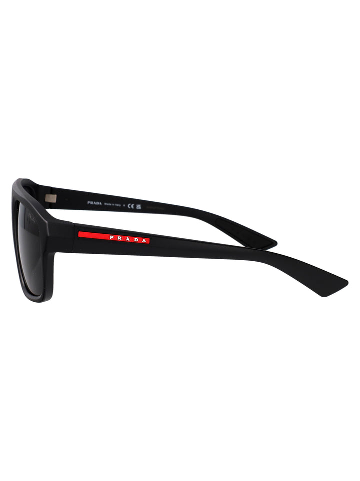 Prada Linea Rossa SUNGLASSES - Black | 1e35678587dd64c0a8ee36e418d0d6b097cd5f19