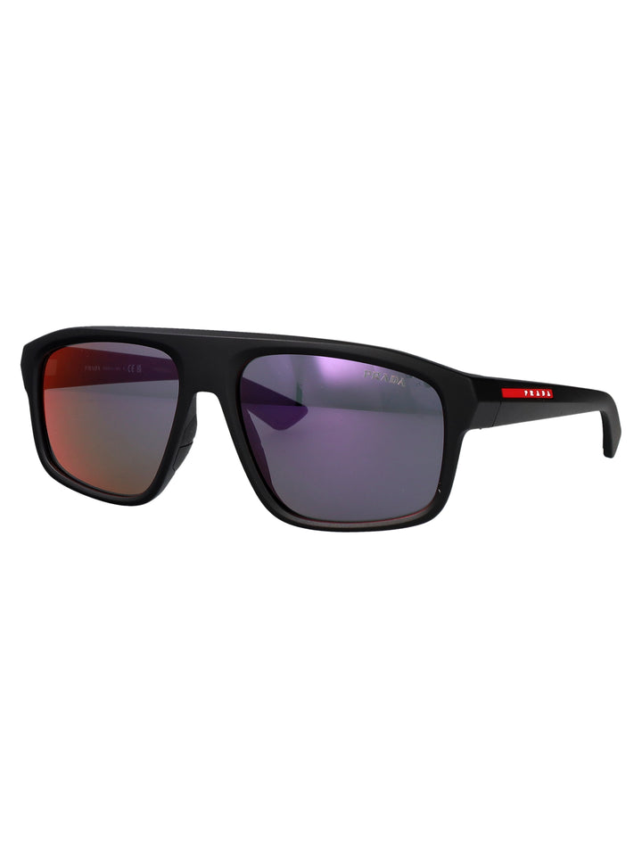 Prada Linea Rossa SUNGLASSES - Black | be83e7ef84d74da3f22381a5e186562416ac73fb