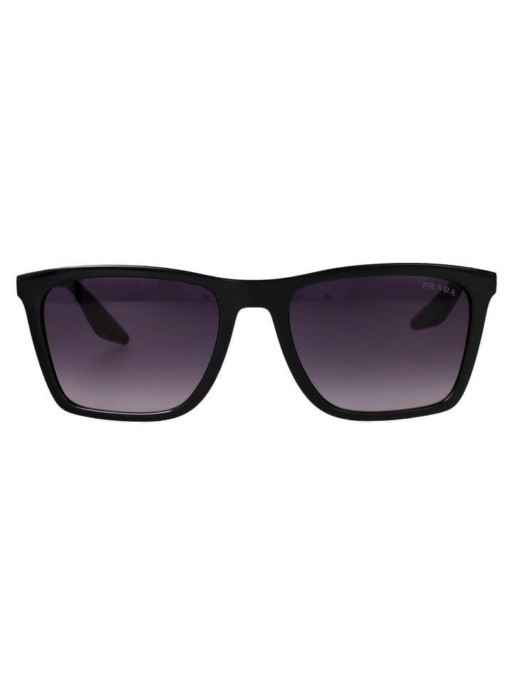 Prada Linea Rossa SUNGLASSES - Black | b6ecbb755eb51ce16bf32fd588546474506ef78c
