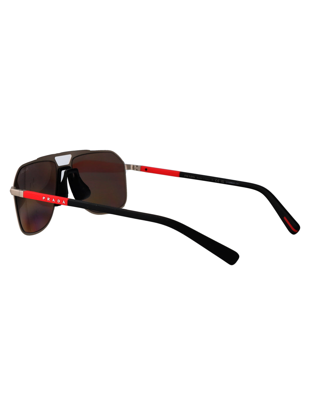 Prada Linea Rossa SUNGLASSES - Silver | 8e5b20eb9c73746c1d9d6d0a0e981389d3a634a7
