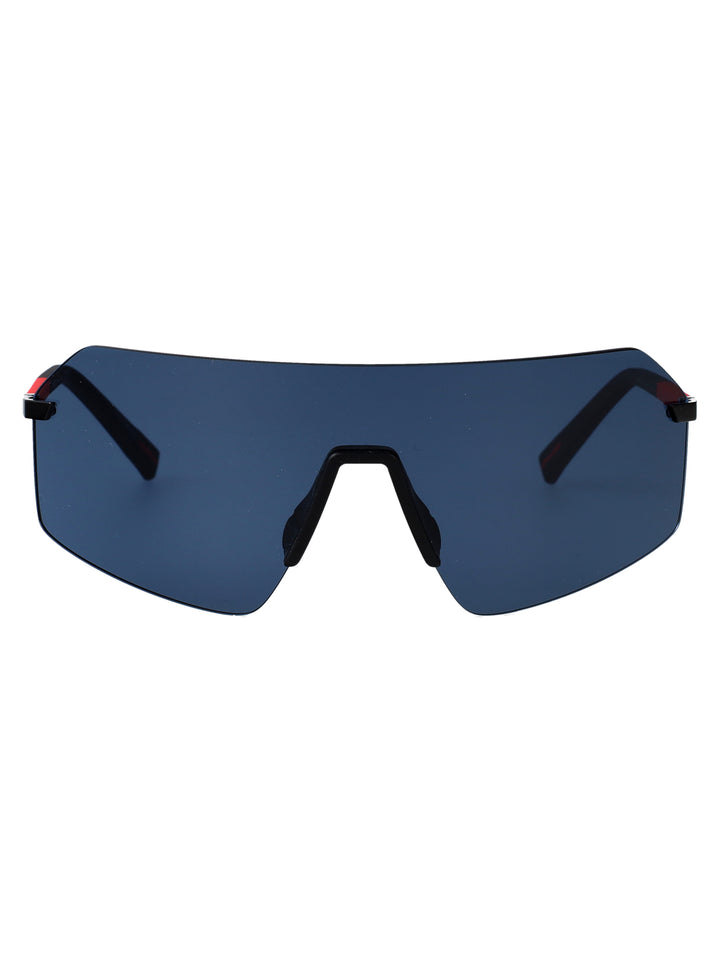 Prada Linea Rossa SUNGLASSES - Black | c7f2679f882aae6d24b469aeedebe9ec41251ade