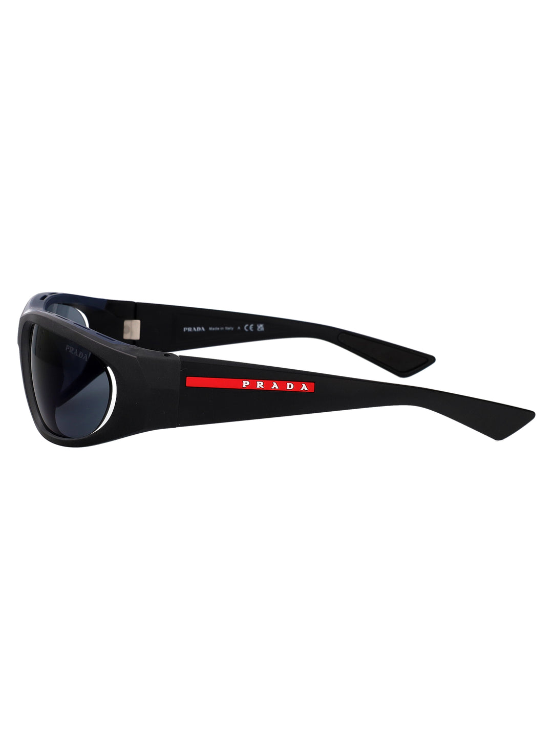 Prada Linea Rossa SUNGLASSES - Black | e49587599d40605f79ad8632d5994f366477f0c3