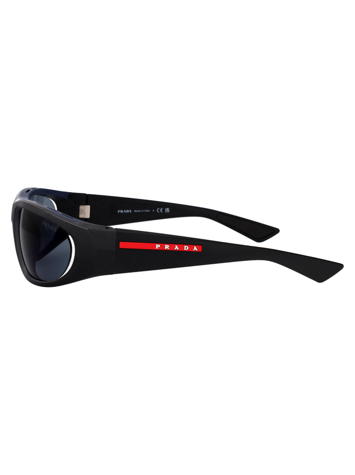 Prada Linea Rossa SUNGLASSES - Black | e49587599d40605f79ad8632d5994f366477f0c3
