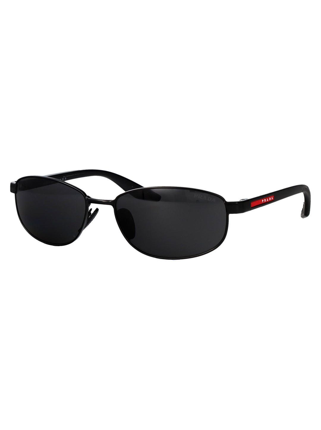 Prada Linea Rossa SUNGLASSES - Black | ee31bb2a81b98bc70335443bfc83fa8b5087db00