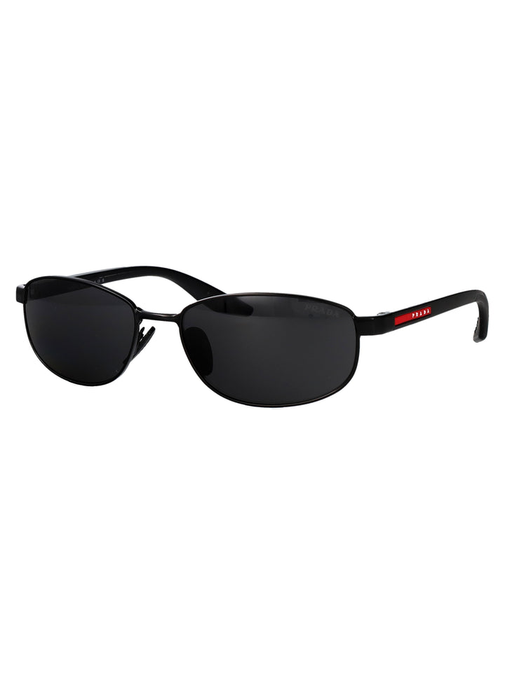 Prada Linea Rossa SUNGLASSES - Black | ee31bb2a81b98bc70335443bfc83fa8b5087db00